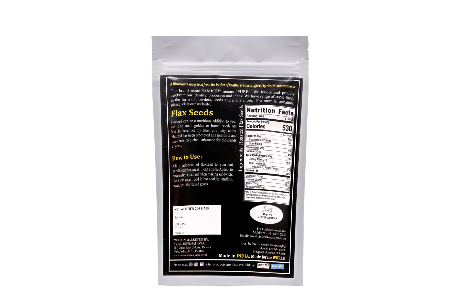 Roasted Flax Seeds - Image 3